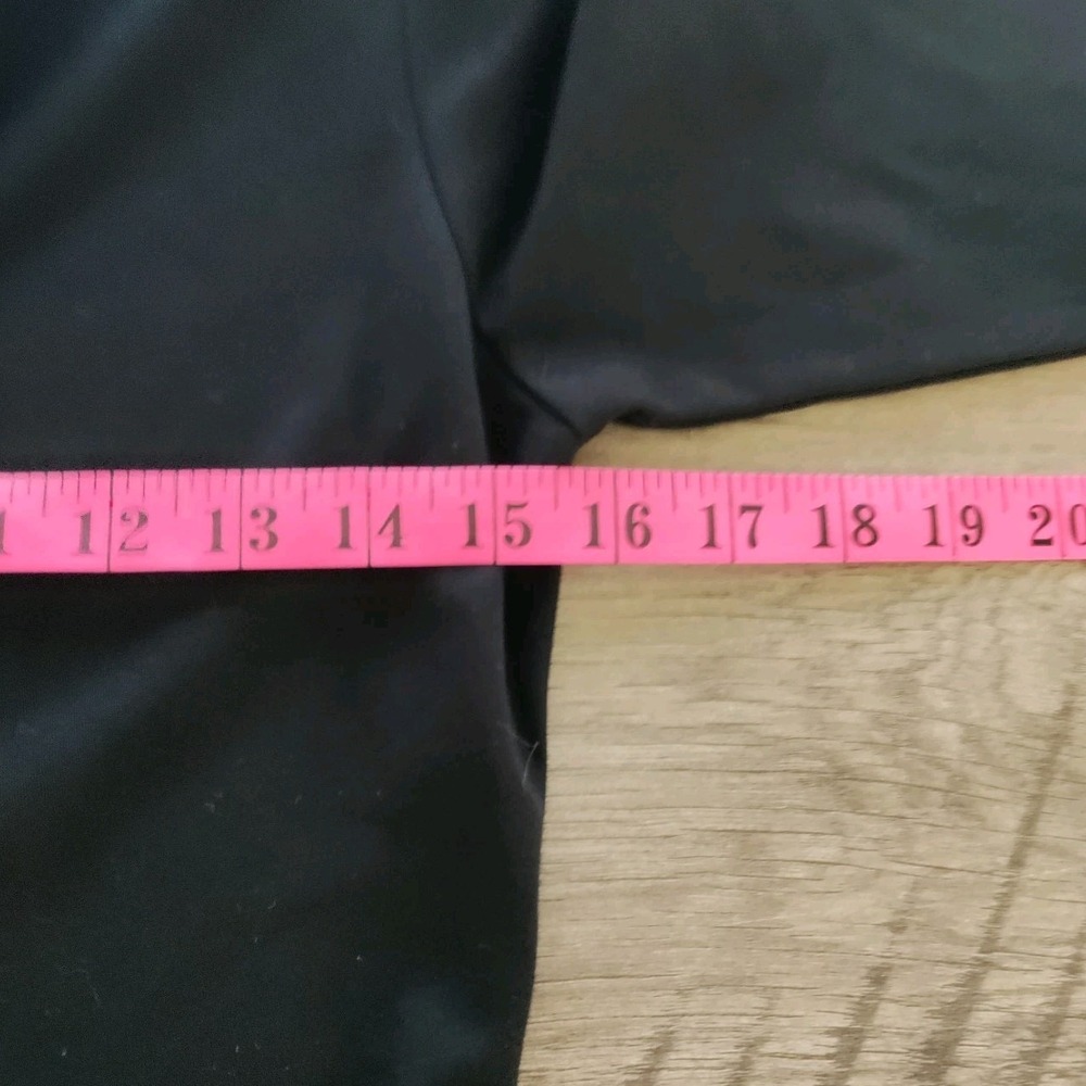 Soft Surroundings Black Twist Front Jersey Maxi Dress 2DP97 Small Long Sleeve - Picture 5 of 7